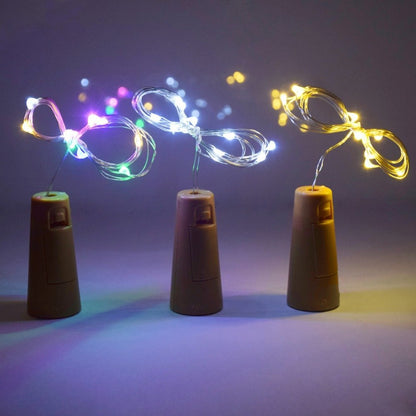 Copper Wire Bar LED Wine Bottle Cork String Lights, Bottle Fairy Lights, Holiday Christmas Lamp Decoration for Home Part