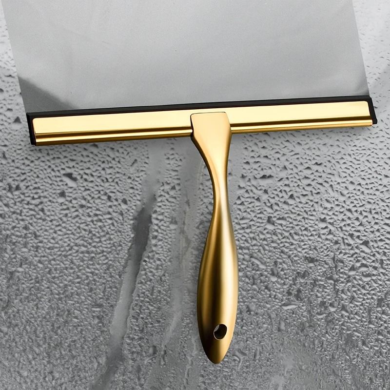 Stainless Steel Shower Squeegee With Hook For Glass Doors And Mirrors 5