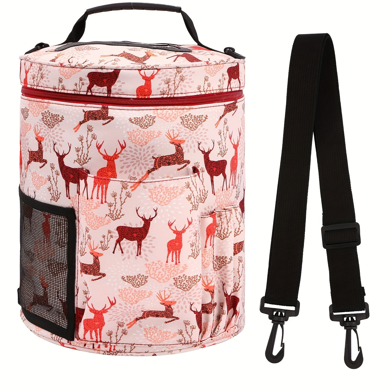 Looen Styles Yarn Knitting Bag DIY Needle Arts Craft Holder Crochet Tote Organizer  Storage Bag For 4