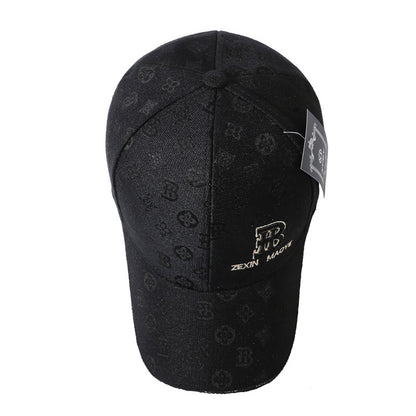 Street Letter Embroidered Hat, Korean Retro Baseball Cap for Women, Summer Couple Style, Versatile Fall Winter Cap