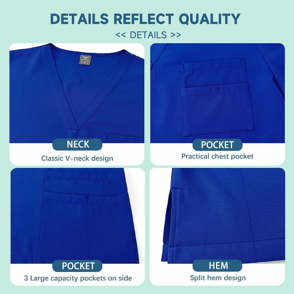 Unisex Medical Scrub Set For Doctors Nurses Dentists And Clinical Professionals 1