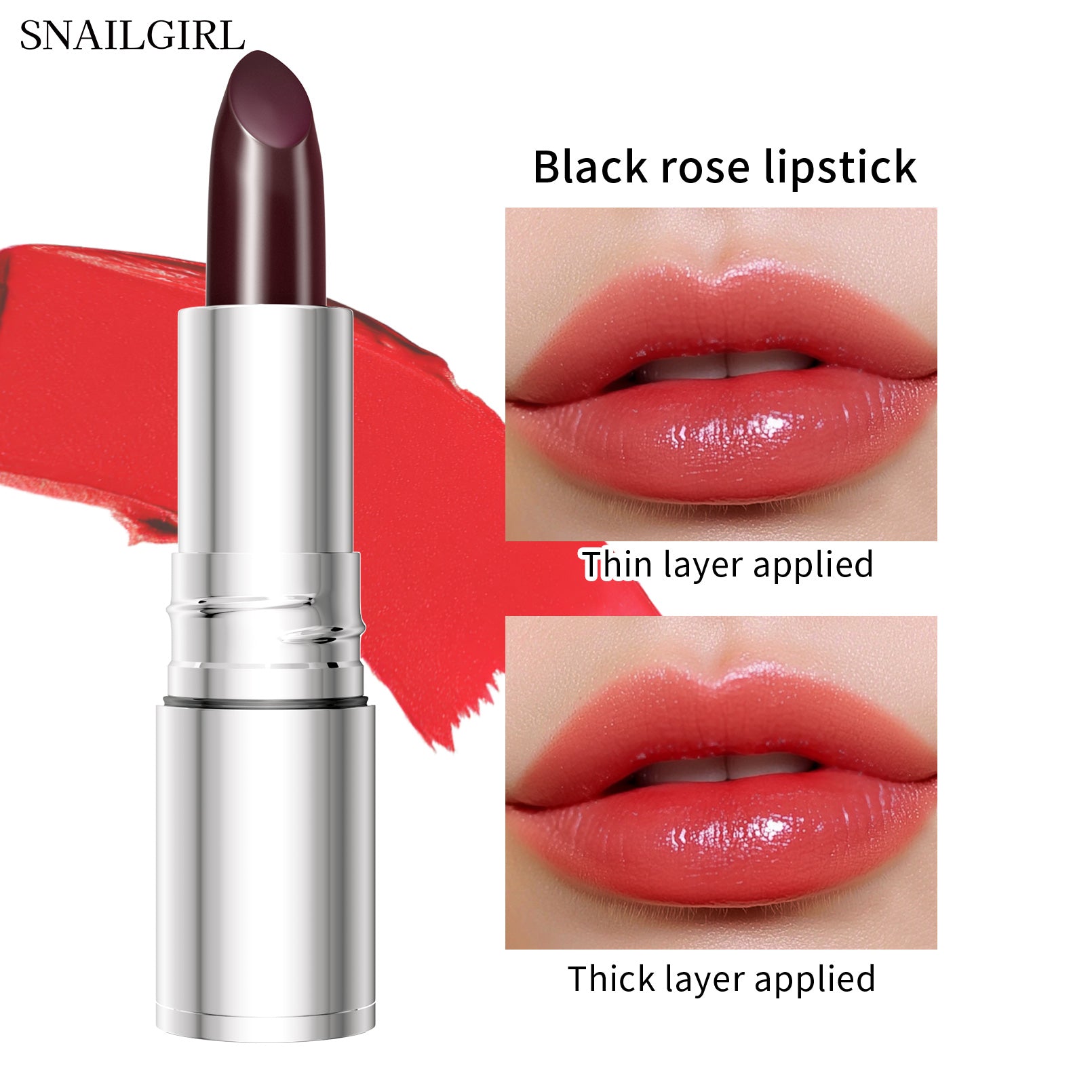 Temperature Color Changing Glitter Lipstick Waterproof, Long Lasting Moisturizing Lip Tint, Sexy Lips Makeup