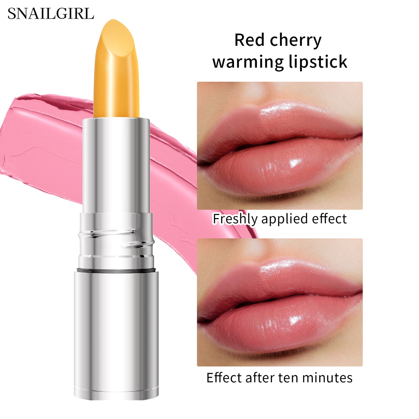 Temperature Color Changing Glitter Lipstick Waterproof, Long Lasting Moisturizing Lip Tint, Sexy Lips Makeup