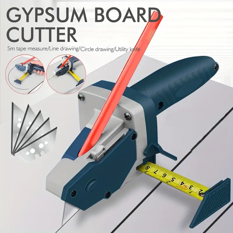 Professional Hand Tools Plasterboard Edger With 5M Tape Measure Drywall Cutting Carpentry Tool  Gyp 3