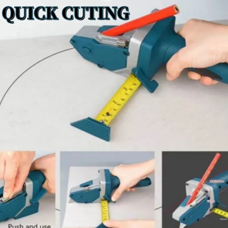 Professional Hand Tools Plasterboard Edger With 5M Tape Measure Drywall Cutting Carpentry Tool  Gyp 4