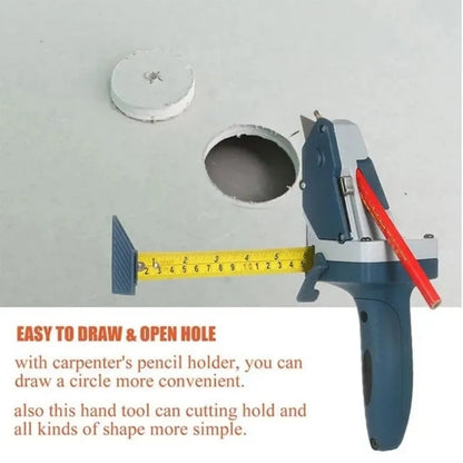 Professional Hand Tools Plasterboard Edger With 5M Tape Measure Drywall Cutting Carpentry Tool  Gyp 6