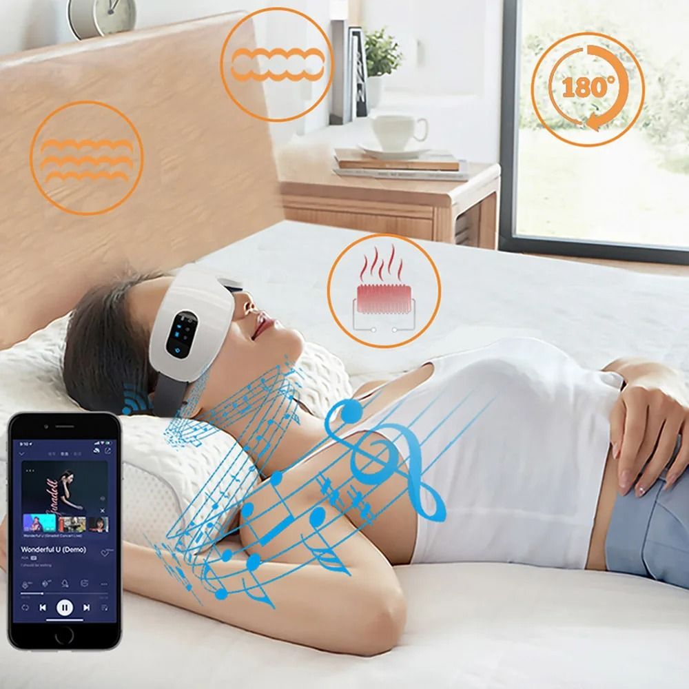 Smart Electric Eye Massager With Heat And Music Therapy 1