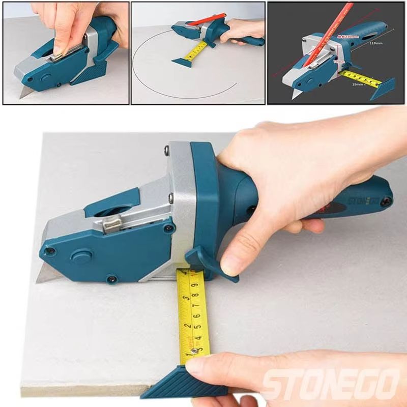 Professional Hand Tools Plasterboard Edger With 5M Tape Measure Drywall Cutting Carpentry Tool  Gyp 1