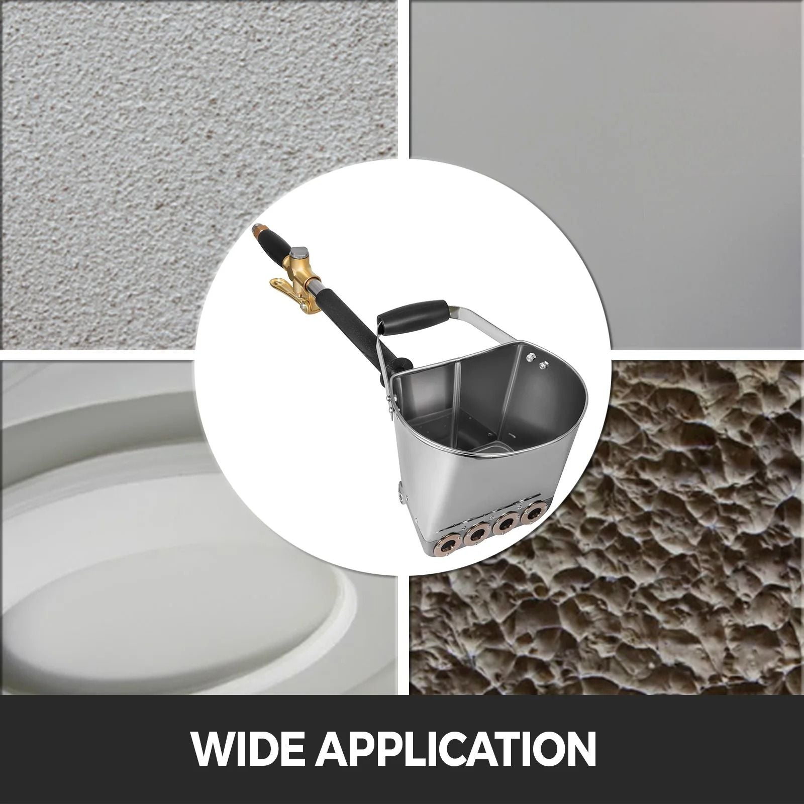 Heavy Duty Cement Mortar Spray Gun For Walls And Ceilings 1