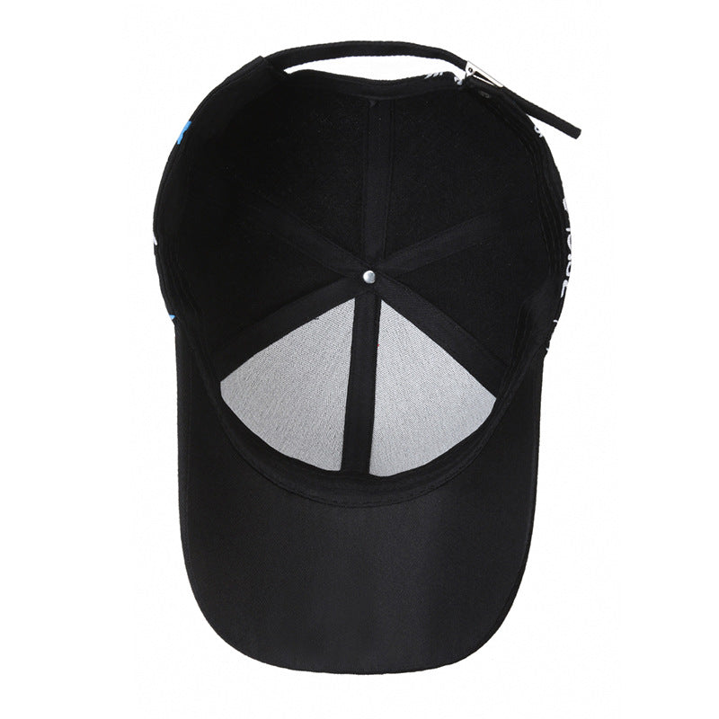 FS Street Hip Hop Graffiti Baseball Cap for Men Women, Black White Summer Trucker Hat, Stylish Luxury Brand