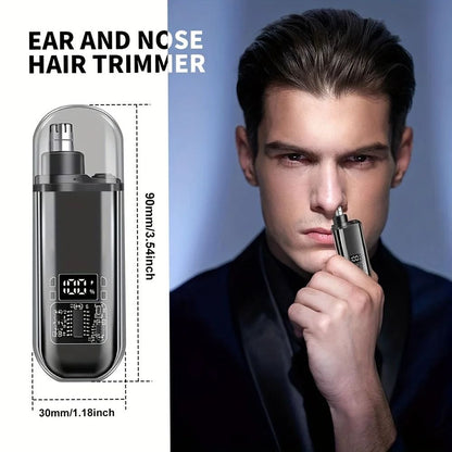USB Rechargeable Nose And Ear Hair Trimmer For Men 4