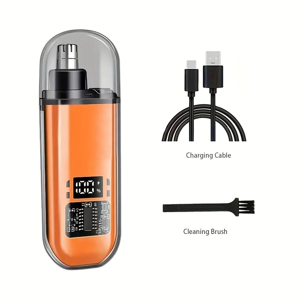 USB Rechargeable Nose And Ear Hair Trimmer For Men 8