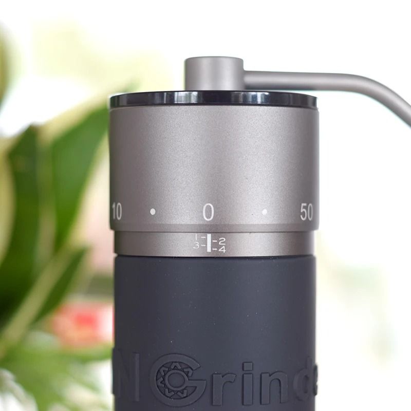 Stainless Steel Manual Coffee Grinder With Titanium Burr For Portable Brewing 2