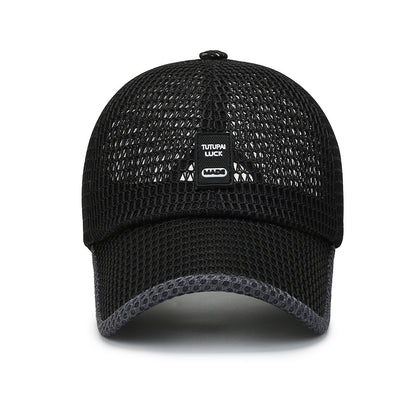 Breathable Summer Caps for Men, Mesh Baseball Cap, Dad Hat Snapback Trucker, Outdoor Fishing Hats Bone Gorras