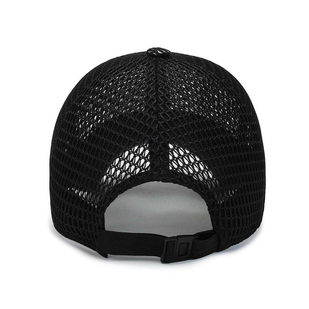 Breathable Summer Caps for Men, Mesh Baseball Cap, Dad Hat Snapback Trucker, Outdoor Fishing Hats Bone Gorras