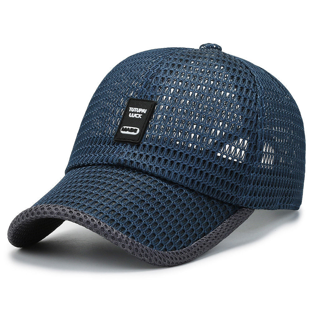 Breathable Summer Caps for Men, Mesh Baseball Cap, Dad Hat Snapback Trucker, Outdoor Fishing Hats Bone Gorras