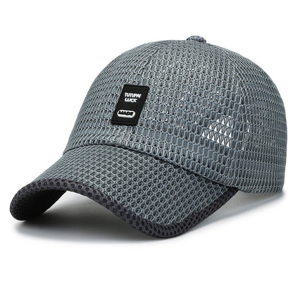 Breathable Summer Caps for Men, Mesh Baseball Cap, Dad Hat Snapback Trucker, Outdoor Fishing Hats Bone Gorras