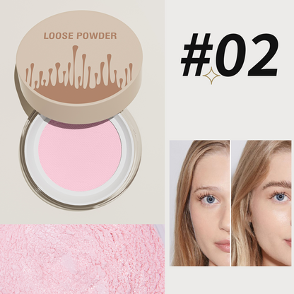 Loose Powder Can Reduce Pores and Fine Lines, With a Long Lasting Matte Effect, Natural Facial Makeup Powder, Fine Blend
