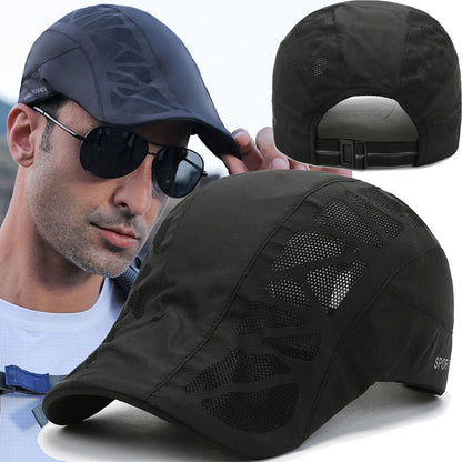 Men Fashion Letter Beret Hat, Summer Flat Ivy Cap, Golf Driving Sun Hat, Peaky Blinder Style Casquette Baseball Cap