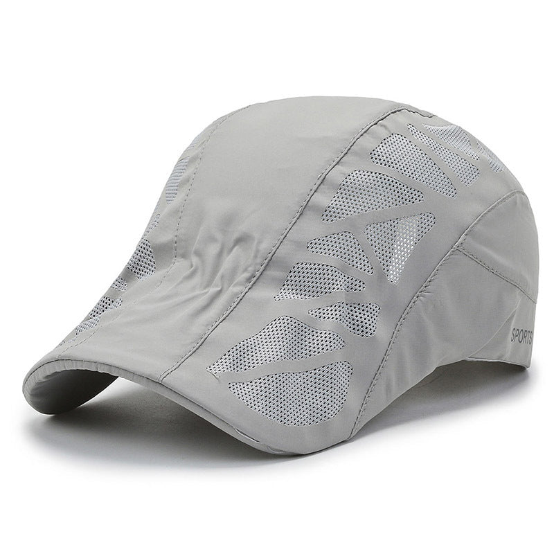 Men Fashion Letter Beret Hat Summer Flat Ivy Cap Golf Driving Sun Hat Peaky Blinder Style Casquette 7