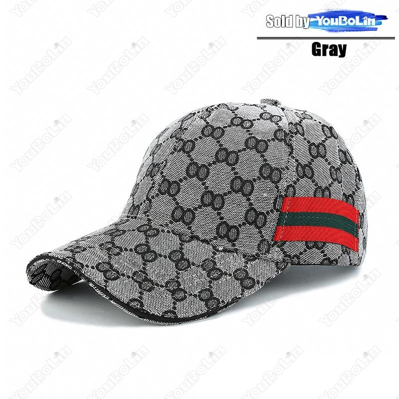 Classic Red Green Stripe Black Baseball Cap for Men Women, Outdoor Casual Trucker Hat, New Fashion Sport Dad Hat