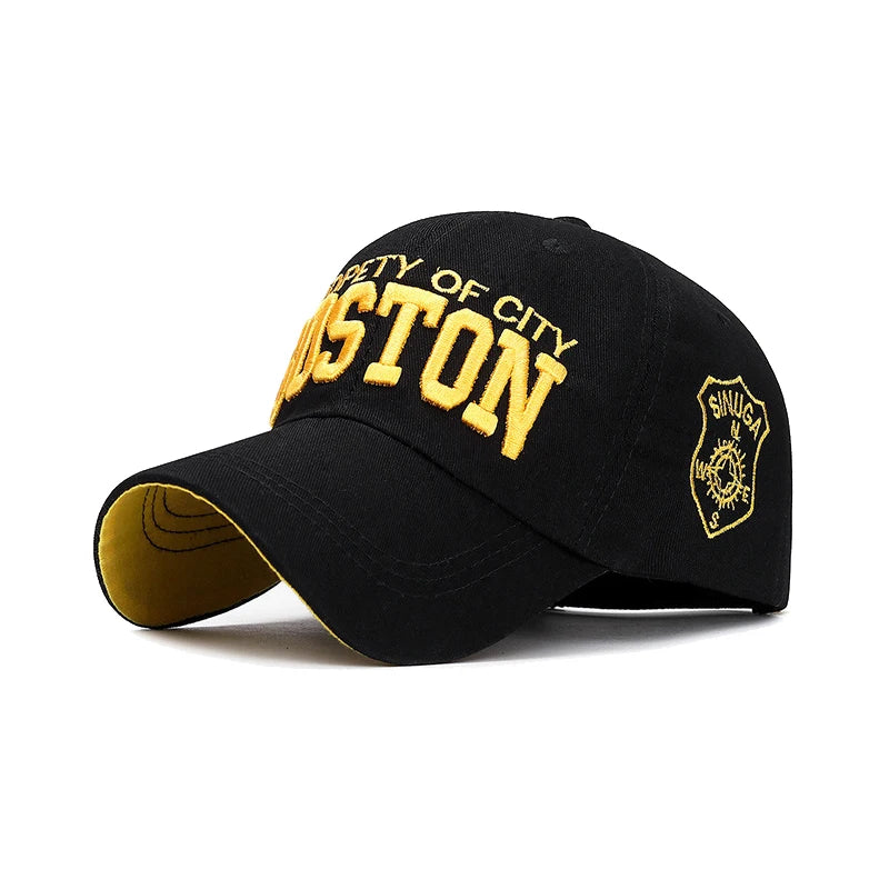 Cotton 3D Embroidery Soft Top Baseball Cap, Unisex Snapback Hat, Dad Cap for Tennis, Sports, Summer Outdoor Use