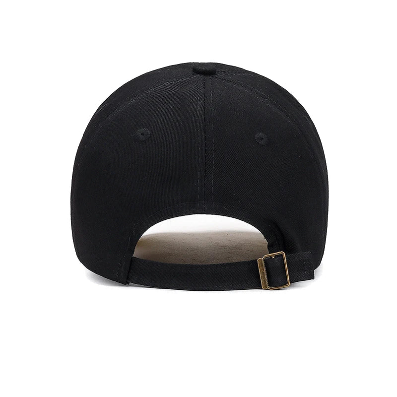 Cotton 3D Embroidery Soft Top Baseball Cap, Unisex Snapback Hat, Dad Cap for Tennis, Sports, Summer Outdoor Use