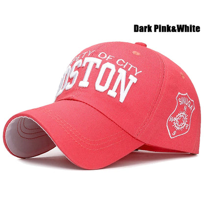 Cotton 3D Embroidery Soft Top Baseball Cap, Unisex Snapback Hat, Dad Cap for Tennis, Sports, Summer Outdoor Use