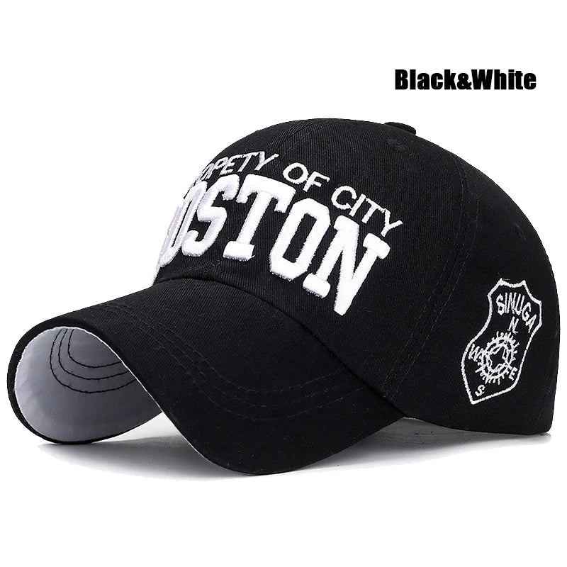 Cotton 3D Embroidery Soft Top Baseball Cap, Unisex Snapback Hat, Dad Cap for Tennis, Sports, Summer Outdoor Use