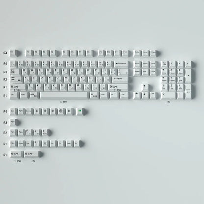 140 Key Minimalist Red Keycap Set PBT Cherry Profile For Mechanical Keyboards 11