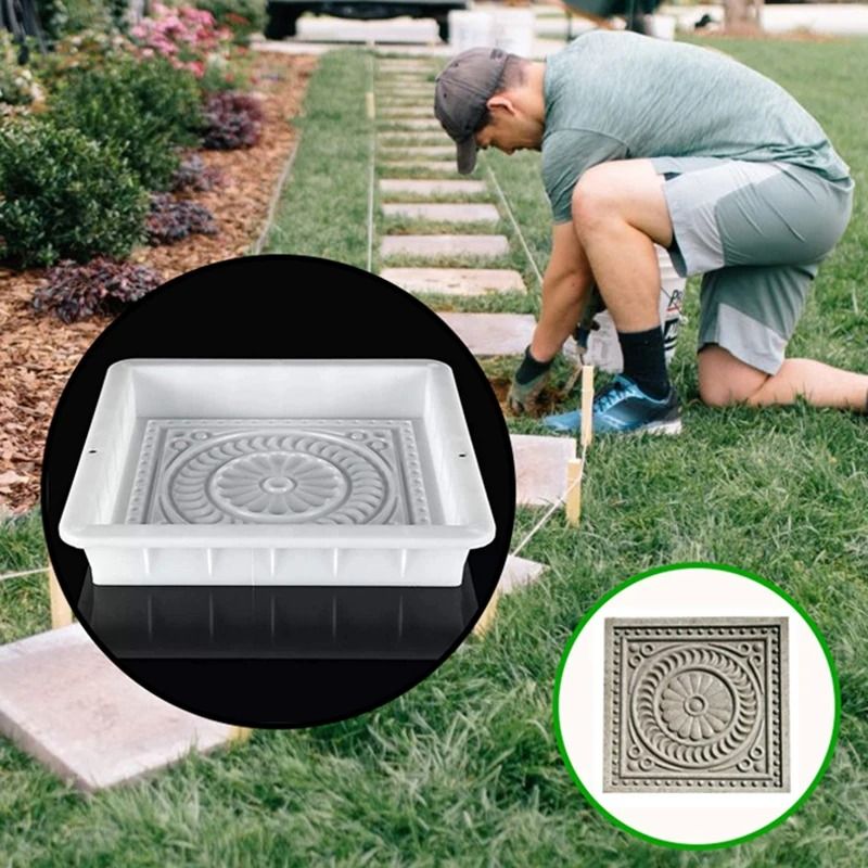 Artistic Petal Shaped Cement Mold for Garden Decoration