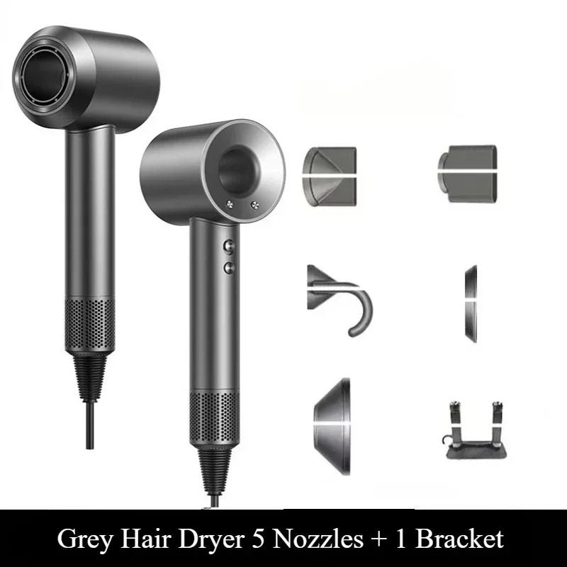 Professional 5 In 1 Hair Dryer With Hot And Cold Air And Thermostatic Styling 9