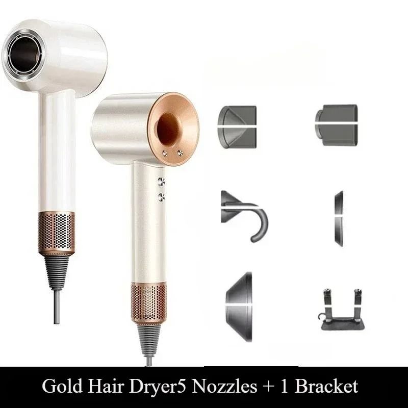 Professional 5 In 1 Hair Dryer With Hot And Cold Air And Thermostatic Styling 10