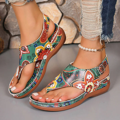 Stylish Summer Wedge Sandals for Women Comfortable Outdoor Beach Shoes