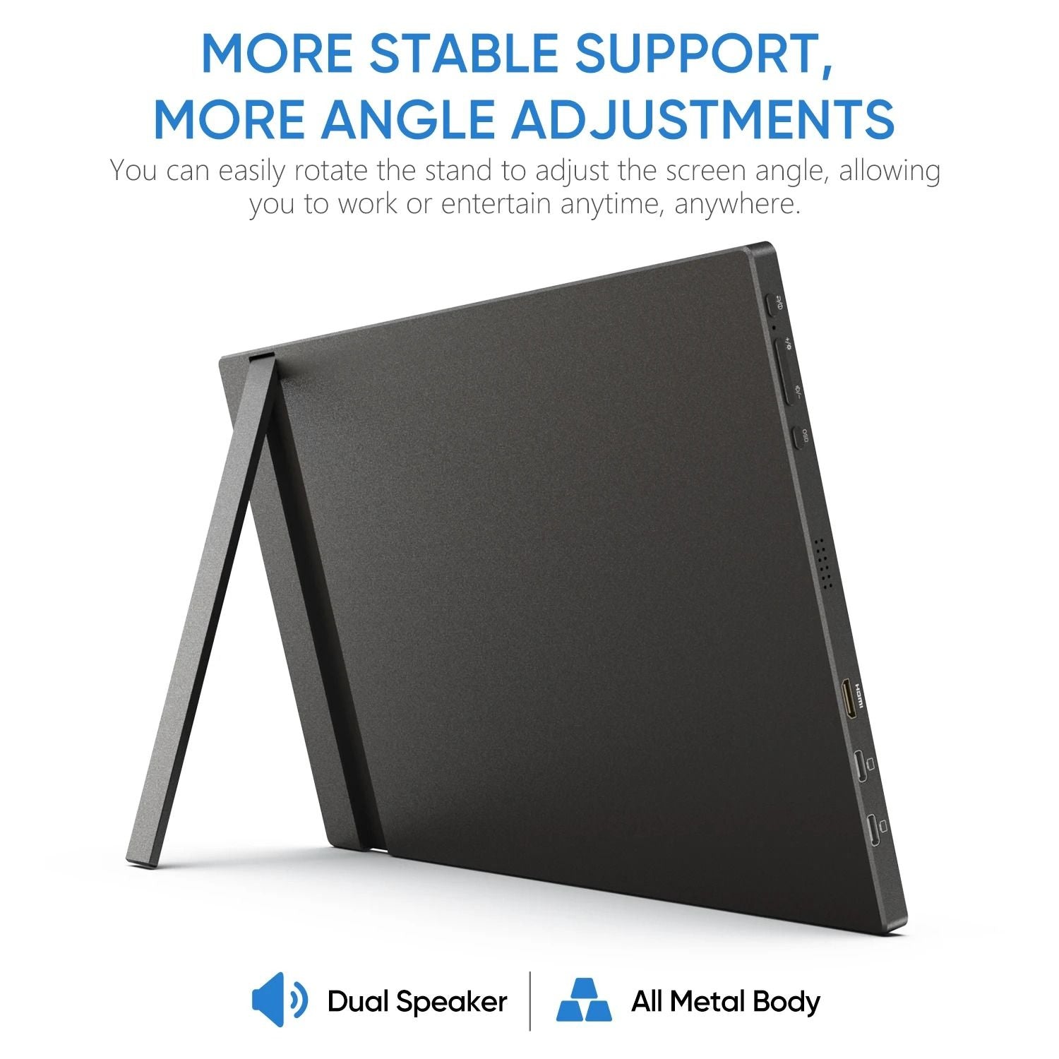 161 Inch 144Hz Portable Gaming Monitor With USB C And HDMI For Laptop And Console 5