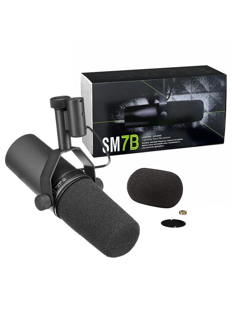 Dynamic Cardioid Podcast Microphone Set For Studio And Live Recording 5