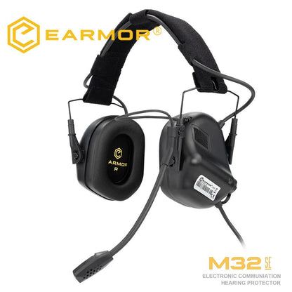 Tactical Noise Reduction Headset With Helmet Rail And PTT Adapter For Shooting 11