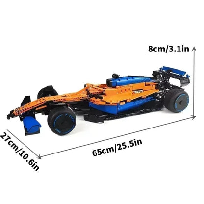 F1 Speed Race Car Building Blocks Kit For Adults With 455 To 1642 Pieces 8