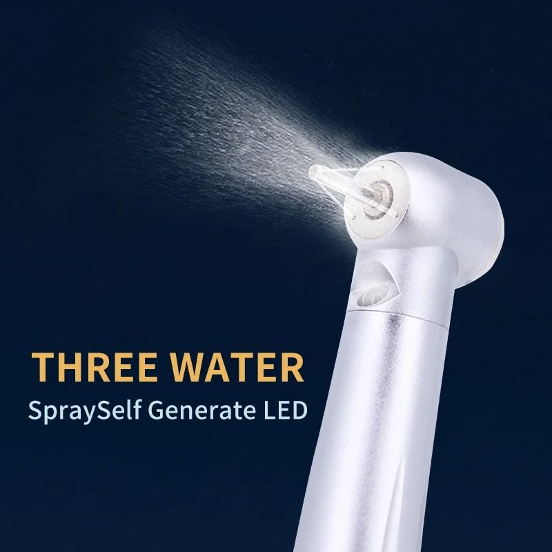 LED High Speed Dental Handpiece With 3 Water Spray And Ceramic Bearings 5
