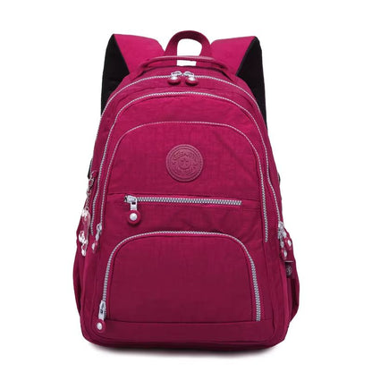ElevatePak Waterproof Nylon Laptop Backpack  Versatile Teen  Travel Daypack 16