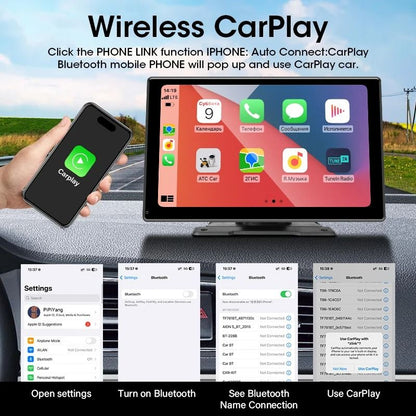 Car Smart Screen With Wireless Carplay And Android Auto For 10 Inch Displays 1