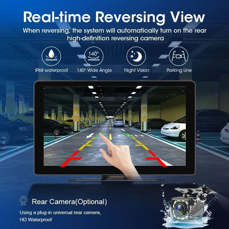 Car Smart Screen With Wireless Carplay And Android Auto For 10 Inch Displays 3