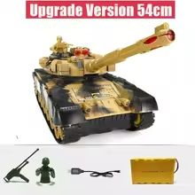 Elite Combat RC Military Tank  Realistic 55cm Remote Control RC Tank With Simulation Shooting And A 9