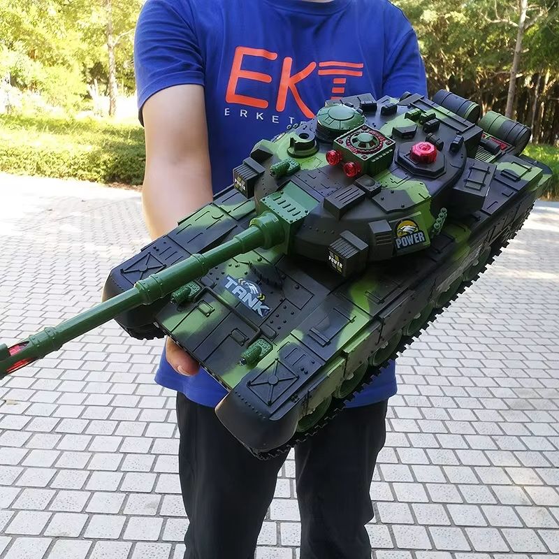 Elite Combat RC Military Tank  Realistic 55cm Remote Control RC Tank With Simulation Shooting And A 1