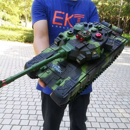 Elite Combat RC Military Tank  Realistic 55cm Remote Control RC Tank With Simulation Shooting And A 1