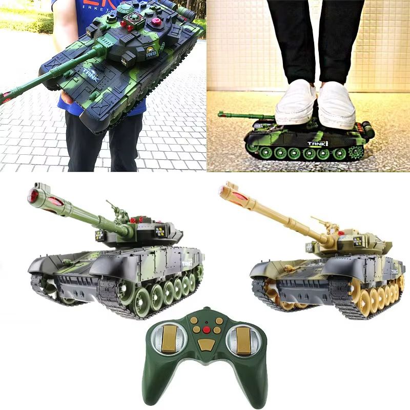 Elite Combat RC Military Tank  Realistic 55cm Remote Control RC Tank With Simulation Shooting And A 2