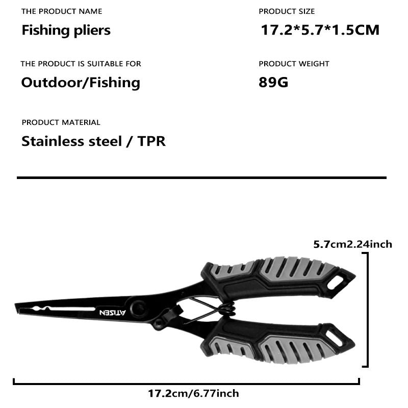 Stainless Steel Fishing Lip Gripper Professional Fish Grabber Tool 1