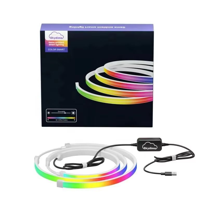 Skydimo 24 Inch Smart Ambient Monitor Backlight  RGBIC Screen Sync LED Strip With Music Sync LED Ba 1