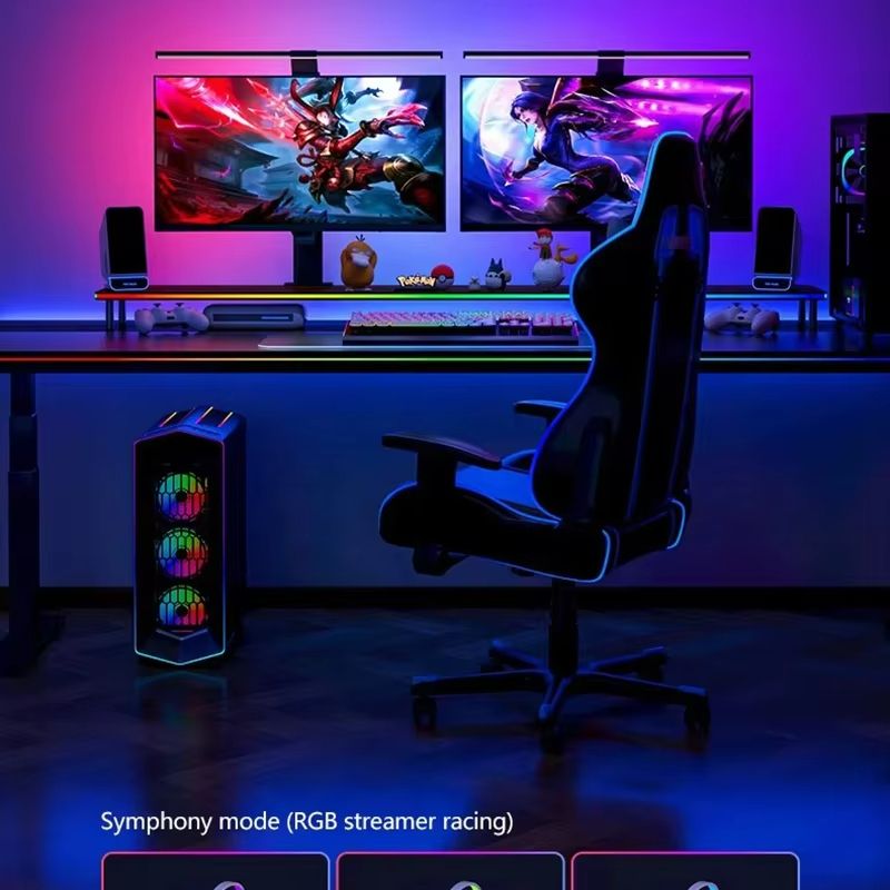 Skydimo 24 Inch Smart Ambient Monitor Backlight  RGBIC Screen Sync LED Strip With Music Sync LED Ba 4
