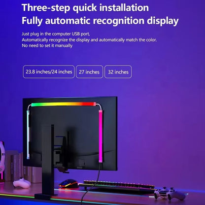 Skydimo 24 Inch Smart Ambient Monitor Backlight  RGBIC Screen Sync LED Strip With Music Sync LED Ba 5